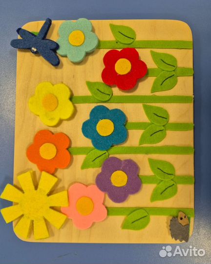 Детские развивающие игры на липучках