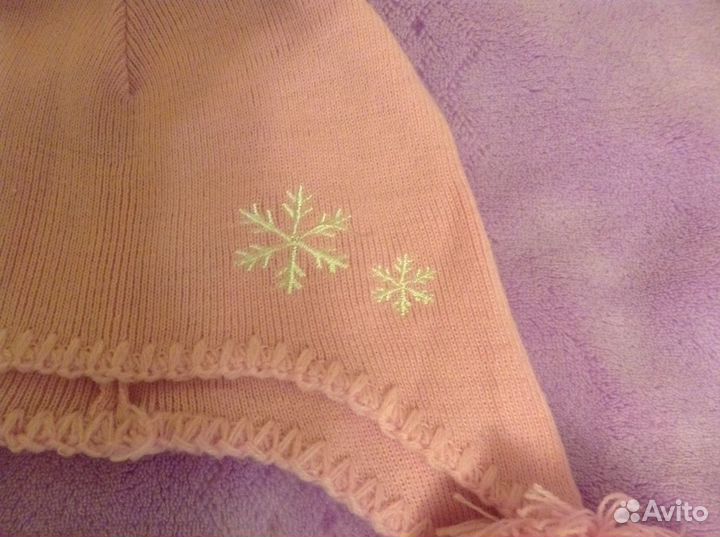 Новый Комплект шапка, перчатки