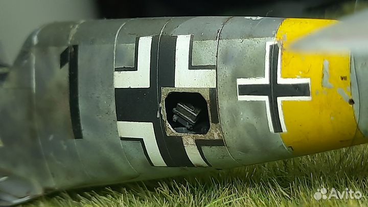 Диорама, Сбитый мессер. 1/48