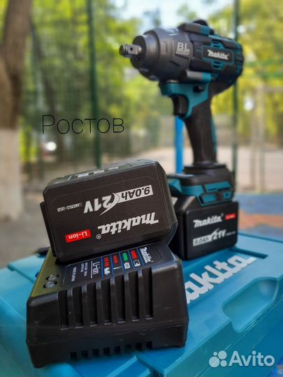 Гайковерт аккумуляторный makita 1600Н.М