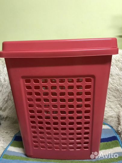 Корзины для белья пластик