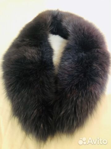 Воротник из натурального меха песца