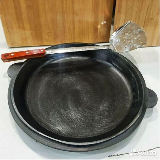 Крышка сковорода чугунная Узбекистан