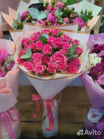 Живые цветы букеты розы с доставкой 101, 51