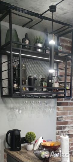 Мебель в Лофт стиле барная полка