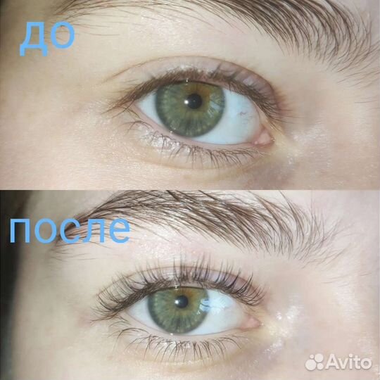Ламинирование ресниц,ду, кор-ция и окраш-ие бровей