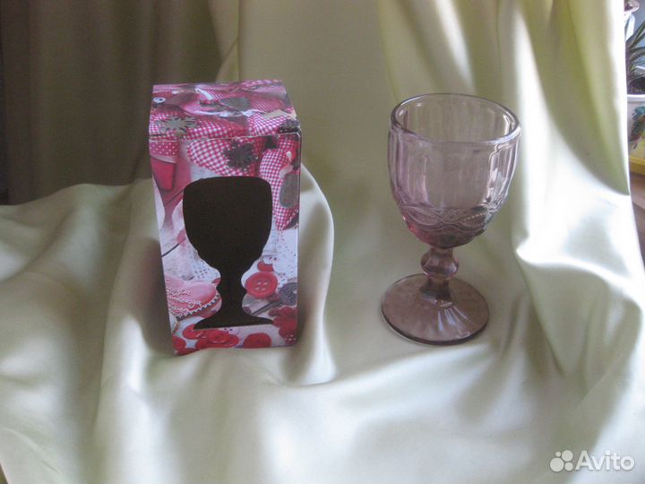 Бокал цветное стекло