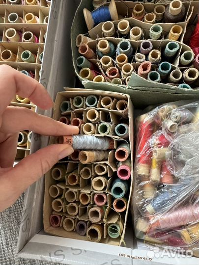 Шелковые нитки СССР