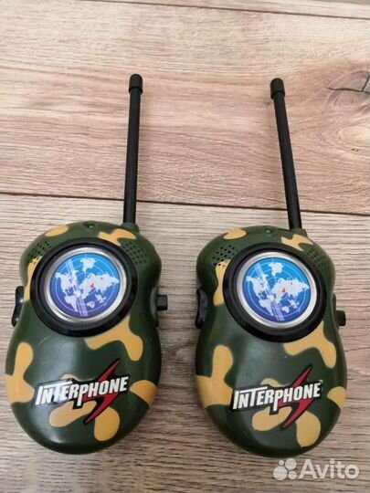 Игрушечные рации (2шт) на батарей