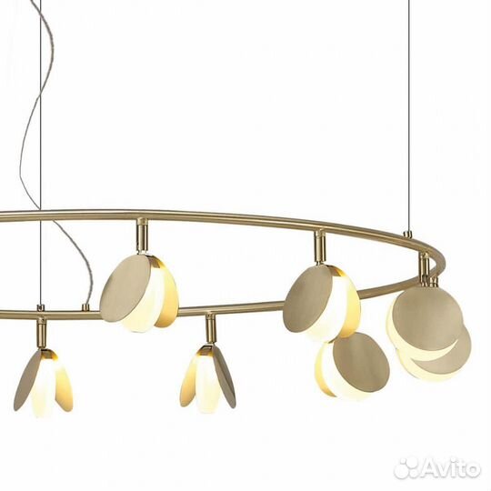 Люстра подвесная в спальню светодиодная