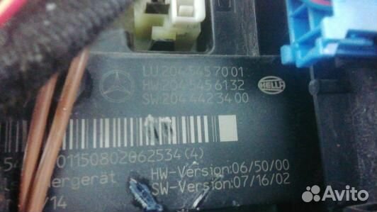 Блок комфорта mercedes benz C-class W204 (1TD23M30
