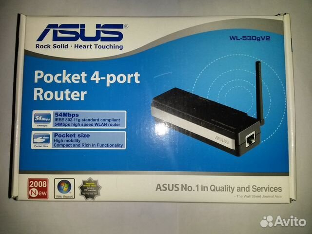 Wi-Fi роутер asus