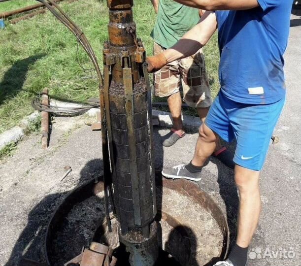 Чистква скважины / Замена насоса и ремонт скважин