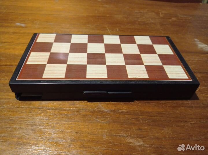 Шахматы, шашки, нарды магнитные, 3 в 1, дорожные