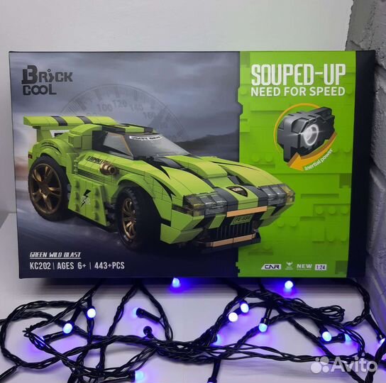 Конструктор машина аналог Lego подарок