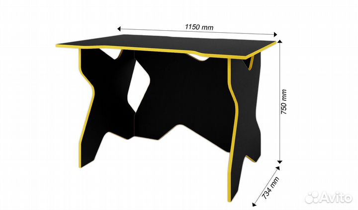 Компьютерный стол Игровой-801uan игровой классичес