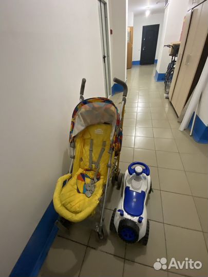 Коляска прогулка машинка