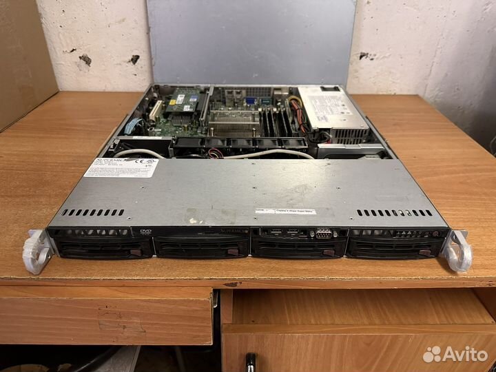 Сервер Supermicro на базе X8SIE-F сокет 1156