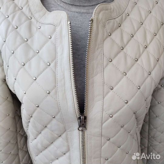 Куртка кожаная женская 48 р