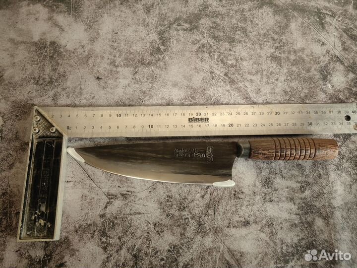 Кованый кухонный нож Шеф 20 см