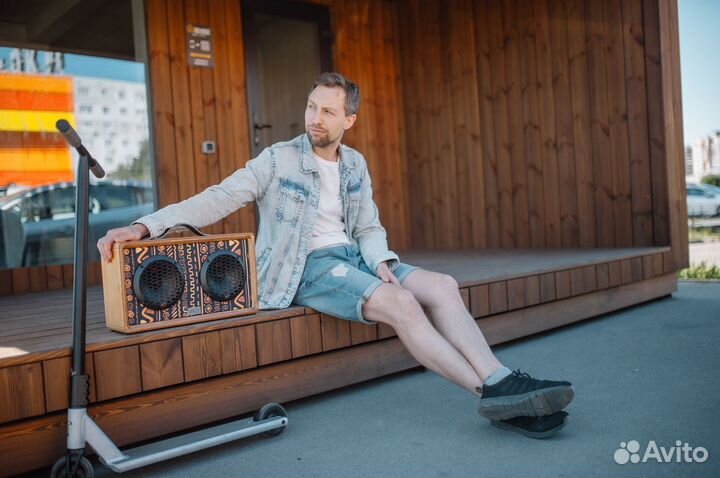 Авторский бумбокс (bluetooth колонка)