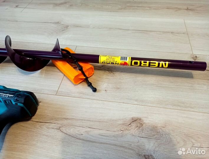 Шуруповерт ледобур Heinhelper и шнек Nero 110