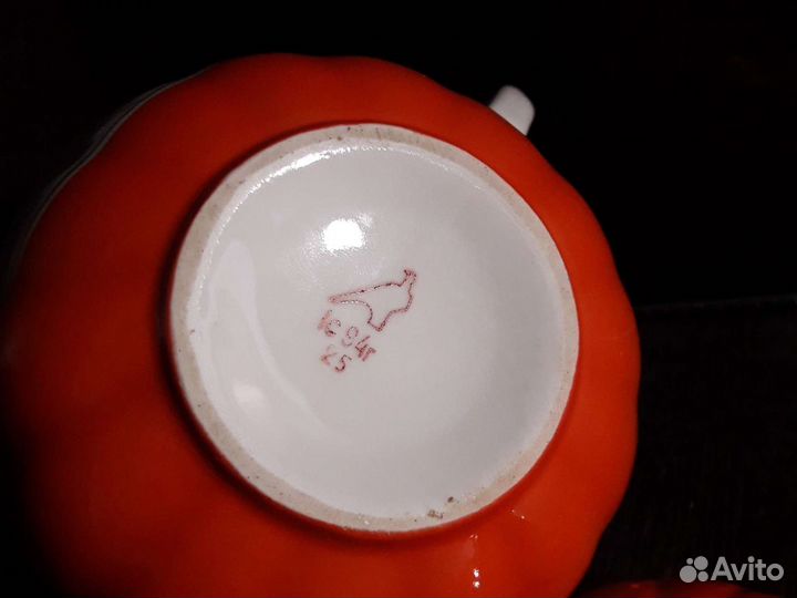 Сахарница,сливочник фарфор дулёво