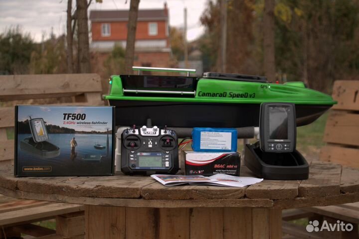 Рыболовный кораблик ультра грин автопилот,TF500