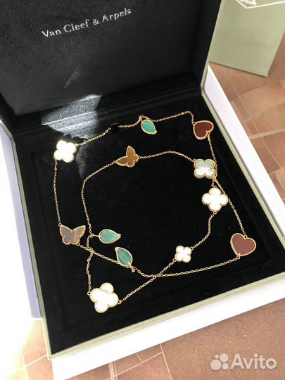 Длинное колье Van Cleef& Arpels на подарок