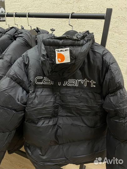 Зимний пуховик Carhartt с капюшоном