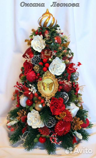 Декоративная ёлочка, новогодняя композиция