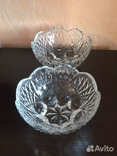 Салатник хрустальный