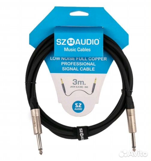 Кабель инструментальный SZ-Audio Jack 6,3