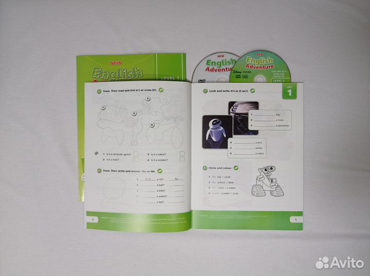 English Adventure Level 1/ (AB,PB,CD) новый