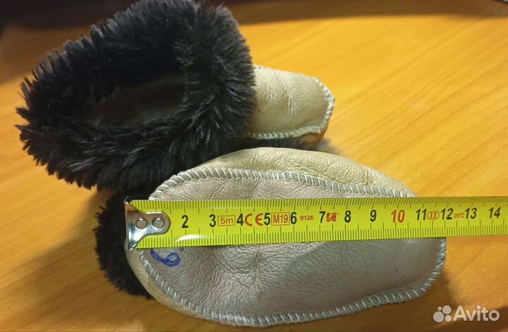 Чуни детские (Угги) б/у, нат.мех