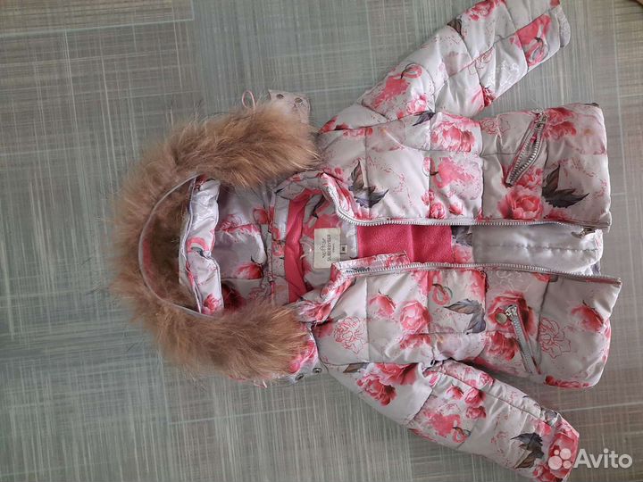 Зимний костюм для девочки 86 р