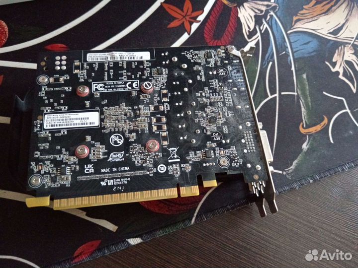 Видеокарта Palit GeForce GTX 1050 Ti StormX 4GB