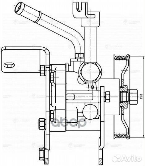 Насос гур LPS 1425 luzar