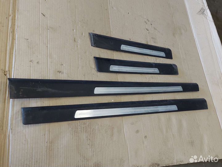 Накладки порогов Audi A6 c6 Ауди а6 с6