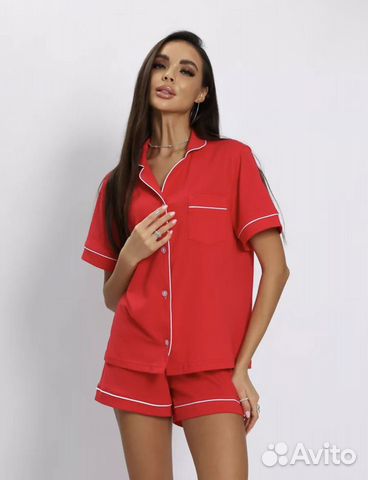 Пижама красная размер L (48)