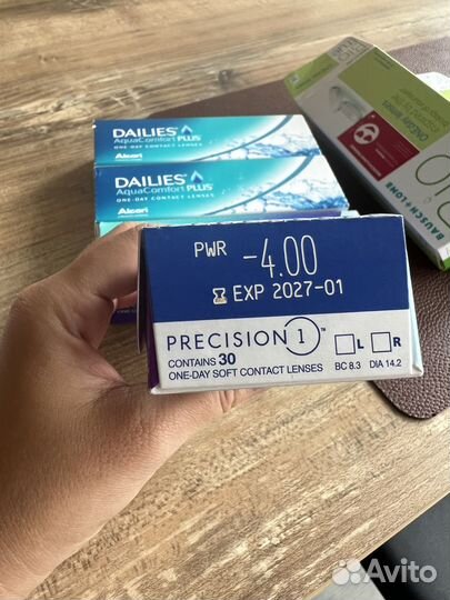 Линзы контактные однодневные alcon