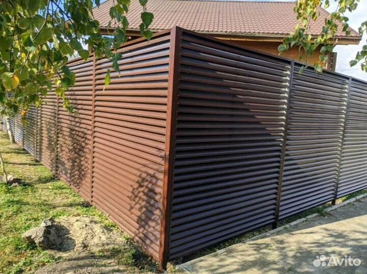 Забор жалюзи