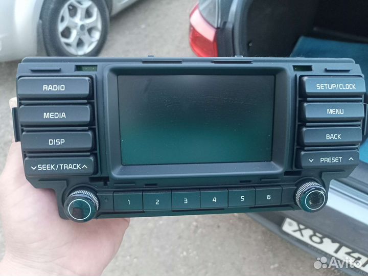 Штатная магнитола на kia рио4