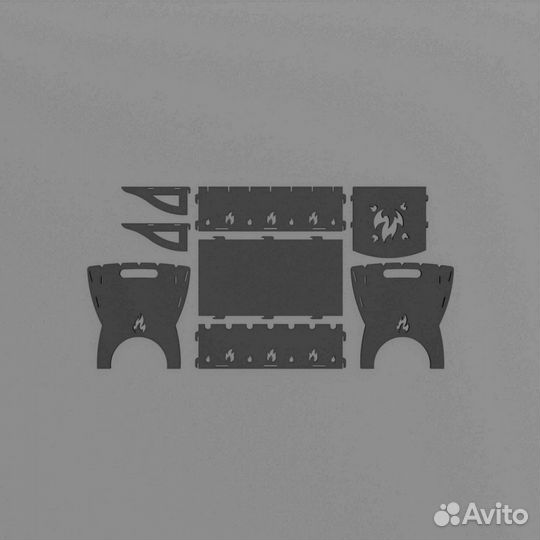 Мангал складной