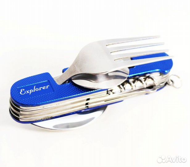 Мультитул вилка-ложка (Explorer 8в1)