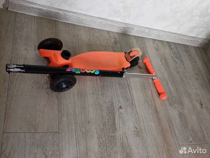 Самокат детский трехколесный бу