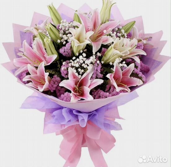 Букет из лилий, цветы с доставкой