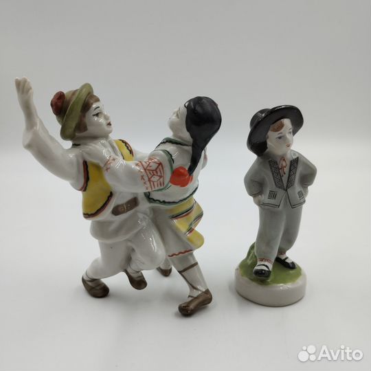 Статуэтки Танцующие дети. Фарфор. СССР Люкс