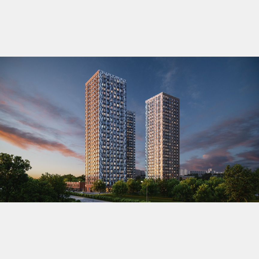 2-к. квартира, 48,6 м², 6/29 эт.