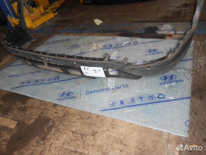 Юбка Бампера заднего Санта фе 16-17 г